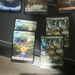 10 Chocobo Track Foil Lands Magic The Gathering Trading Card - Image 2