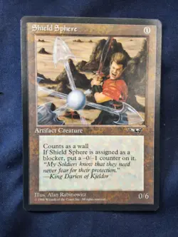 MTG Magic the Gathering Shield Sphere (129/199) Alliances LP - Image 1
