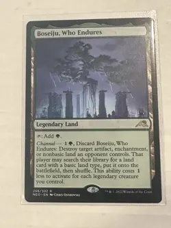 Boseiju, Who Endures - Normal NM - Kamigawa: Neon Dynasty MTG #266/302 LC1 - Image 1