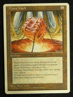 Mana Vault - 4th / Fourth Edition (4ED) - Magic the Gathering MTG *NM* Vintage - Image 1