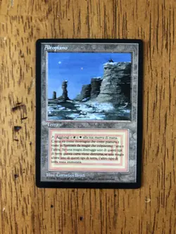 Mtg - Plateau - Foreign Black Boarder - Italian - Reserved -Watch Item Video O_O - Image 3