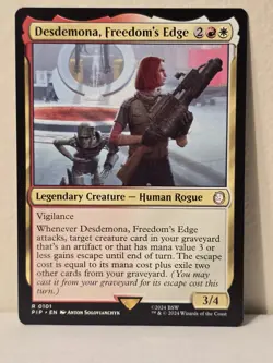 Desdemona Freedom's Edge, From Fallout, Magic the Gathering, MTG, R0101 - Image 1