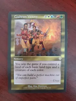 Coalition Victory Invasion Regular MTG - Lightly Played LP - Magic the Gathering - Image 1