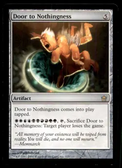 Door to Nothingness LP Light Play Fifth Dawn MTG [11255] - Image 1
