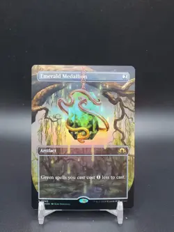 Emerald Medallion FOIL Borderless Modern Horizons 3 NM MTG - Image 1