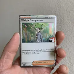 NM Wally's Compassion 132/132 Cosmos Holo Pokemon Prize Pack Series 8 - Image 1