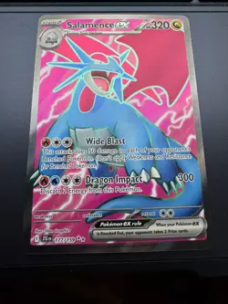 Pokemon TCG Salamence Ex Ultra Rare 177/159 Journey Together Near Mint - Image 1