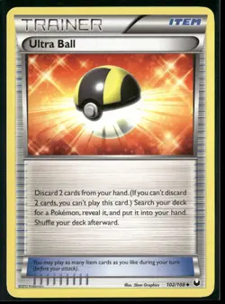 Pokemon * Ultra Ball #102/108 Uncommon * Dark Explorers * Near Mint or Better - Image 1