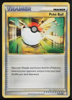 Pokemon Poke Ball #95/123 HeartGold SoulSilver Near Mint or Better - Image 1