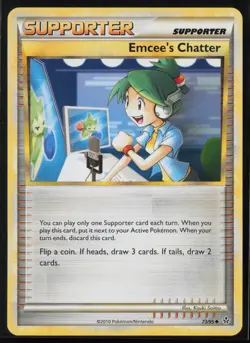 Pokemon Emcee's Chatter #73/95 Unleashed Near Mint or Better - Image 1