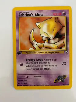 Sabrina's Abra [1st Edition] #91/132 Pokemon Gym Heroes - Image 1
