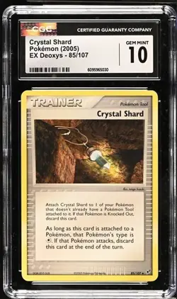 Pokemon Crystal Shard 2005 EX Deoxys 85/107 CGC 10 - Image 1