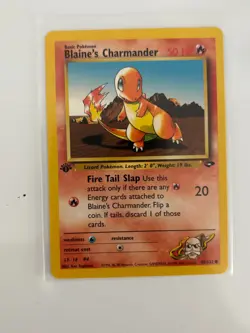 Blaine's Charmander [1st Edition] #60/132 Pokemon Gym Challenge - Image 1