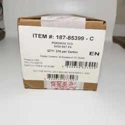 Pokemon TCG SV04 Paradox Rift Booster Box Case SEALED - Image 1