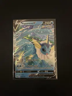 Vaporeon V SWSH150 SWSH Promo Pokemon Card NM - Image 1