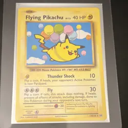 Pokemon Flying Pikachu 110/108 Evolutions Secret Rare Regular 40 HP Basic - Image 1