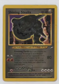 Shining Holo - Shining Steelix Pokemon Neo Destiny #112 2002 - Image 1