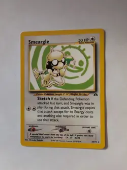 Pokemon TCG Smeargle 30/75 Neo Discovery Unlimited Non Holo Rare 2001 WOTC NM - Image 1