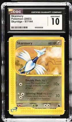 Pokemon Skarmory 2003 Skyridge 97/144 CGC 10 - Image 1