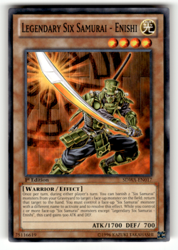 Legendary Six Samurai - Enishi SDWA-EN017 1st Edition Common Structure Deck: Sam - Image 1