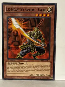 Legendary Six Samurai - Enishi Common SDWA-EN017 1st Ed Yugioh NM - Image 1