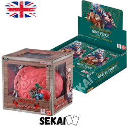 ONE PIECE BUNDLE OP08 ENG TWO LEGENDS BOOSTER BOX + DEVIL FRUIT VOL 3 DF3 DF03 - Image 1