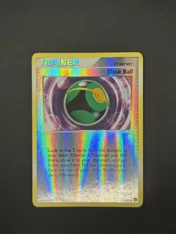 Dusk Ball Reverse Holo 110/123 Mysterious Treasures Pokemon Card - MP - Image 3