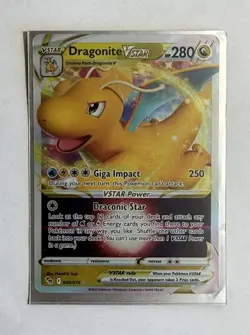 Pokemon Card Dragonite VSTAR 050/078 - Sword & Shield Pokemon GO - Image 1