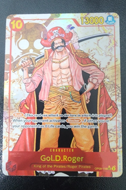 Gol.D.Roger Alt Art Card Minor Damage Op09-118 Emp in the new World One Piece - Image 1