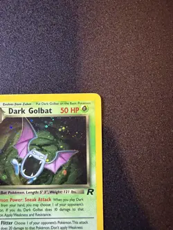Dark Golbat Holo Rare Team Rocket 7/82 - WOTC 1999 - Vintage Pokemon Card - MP - Image 5