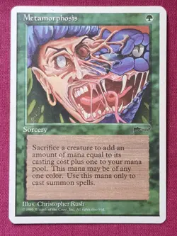 Magic The Gathering CHRONICLES METAMORPHOSIS green card MTG - Image 1