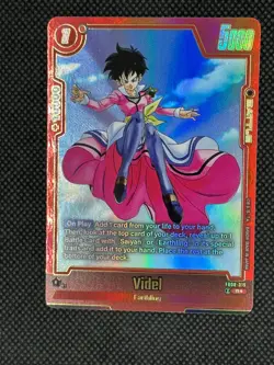 Dragon Ball English Card Fusion World Saiyan's Pride Videl FB08-019 Alt Art - Image 1