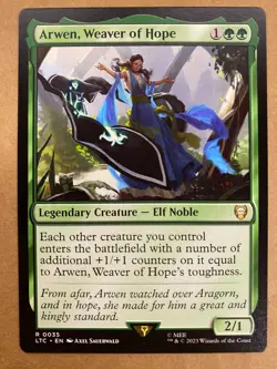 MTG 1x Arwen, Weaver of Hope 35 Commander Lord of the Rings Magic the Card x1 NM - Image 1