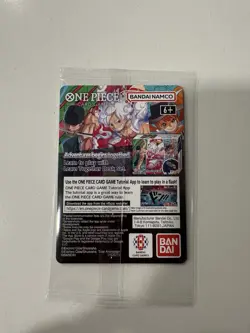 One Piece Monkey D. Luffy US Voyage College Basketball Promo Card Rutgers SEALED - Image 2