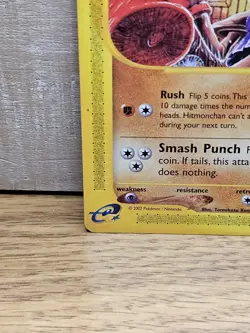 Hitmonchan 81/147 Aquapolis Non-Holo Vintage Pokemon Card TCG - Image 5