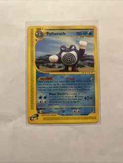 Pokemon TCG Poliwrath Expedition Base Set Rare Card 60/165 LP - Image 1