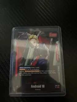 Android 18 FB06-001 Leader Alternate Art Dragon Ball Card Rivals Clash - Image 2