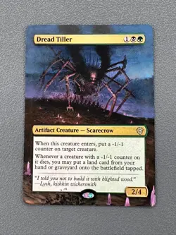Dread Tiller #20 MTG Lorwyn Eclipsed Commander Hand Painted Extended Altered Art - Image 1