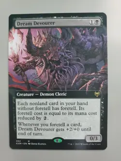 MTG Dream Devourer Kaldheim Extended Art Rare - Image 1