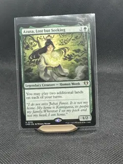 MTG / Azusa, Lost but Seeking / CMM / #274 / Regular / Rare / NM NON FOIL - Image 1