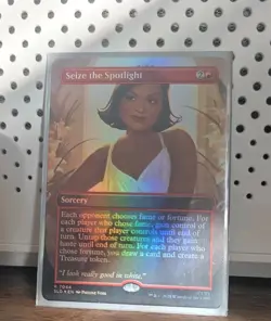 MTG Seize The Spotlight 7044 Foil Dwight's Destiny Secret Lair The Office! - Image 1