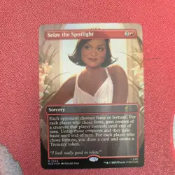 MTG Seize The Spotlight 7044 Foil Dwight's Destiny Secret Lair The Office! - Image 2