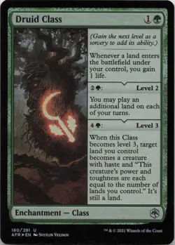 Druid Class - FOIL - U Adventures in the Forgotten Realms 180 - MTG - Image 1