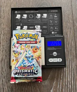 Heavy 22.51! Pokemon Prismatic Evolutions Booster Pack Sealed! Demi-God PackU! - Image 1