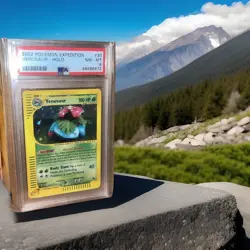 2002 Pokemon TCG E Series Expedition #30/165 Venusaur Holo PSA 8 - Image 1