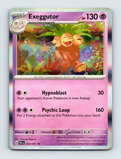 Exeggutor - Paldean Fates 024/091 - Holo Rare - NM - Pokemon TCG - Image 1