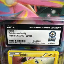 2013 Joltik Pokemon World Record Holder CGC AU 1/1 - Image 2