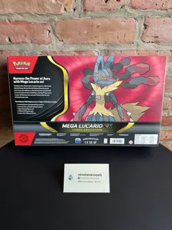 SEALED Pokemon TCG Mega Lucario ex Premium Figure Collection Box !SAME-DAY SHIP! - Image 3