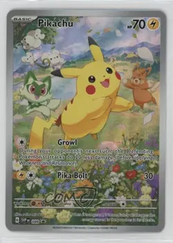 Pikachu (Paldea Adventure Chest) Holo Pokemon Scarlet & Violet Black Star Promo - Image 1