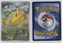 Pikachu (Paldea Adventure Chest) Holo Pokemon Scarlet & Violet Black Star Promo - Image 3